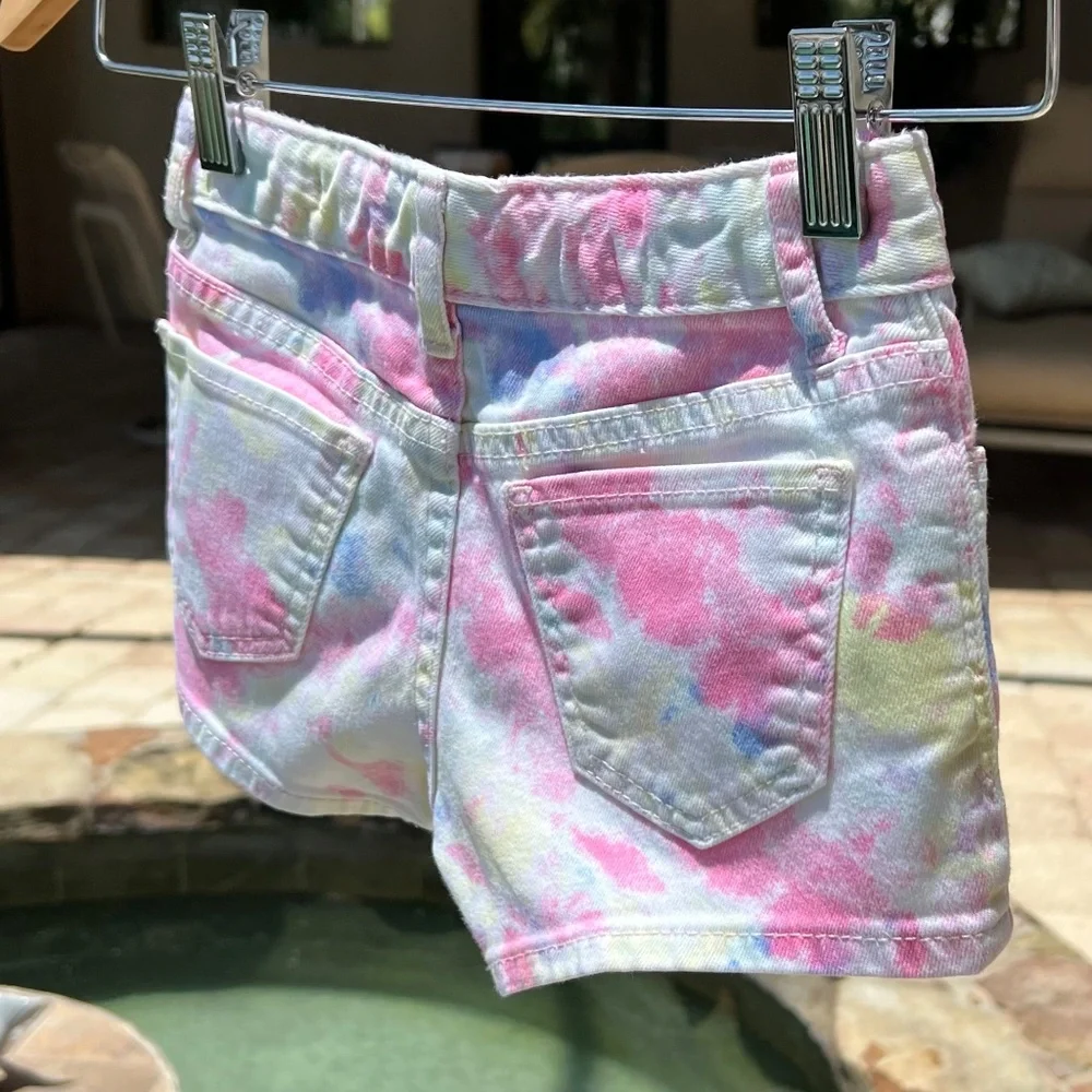 Gap Kids 1969 Tie-Died Jean Shorts - Picture 6 of 15